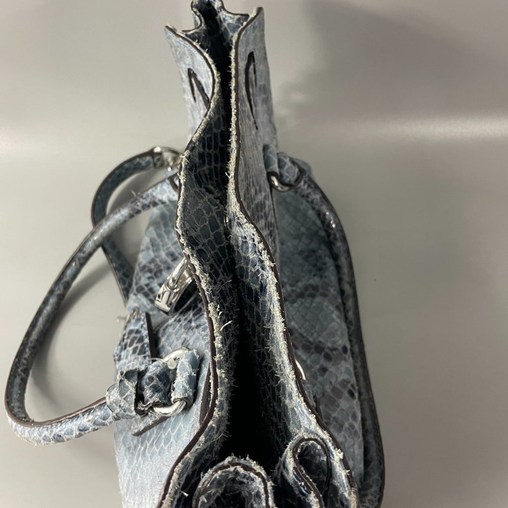 Michael Kors Hamilton Embossed Python-Print Mediu… - image 8